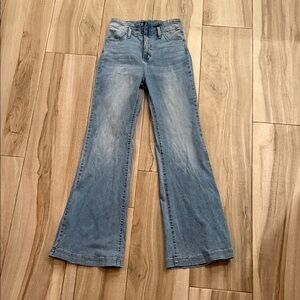 Vici Light Blue Flare Jeans women’s sz medium fits like an 8